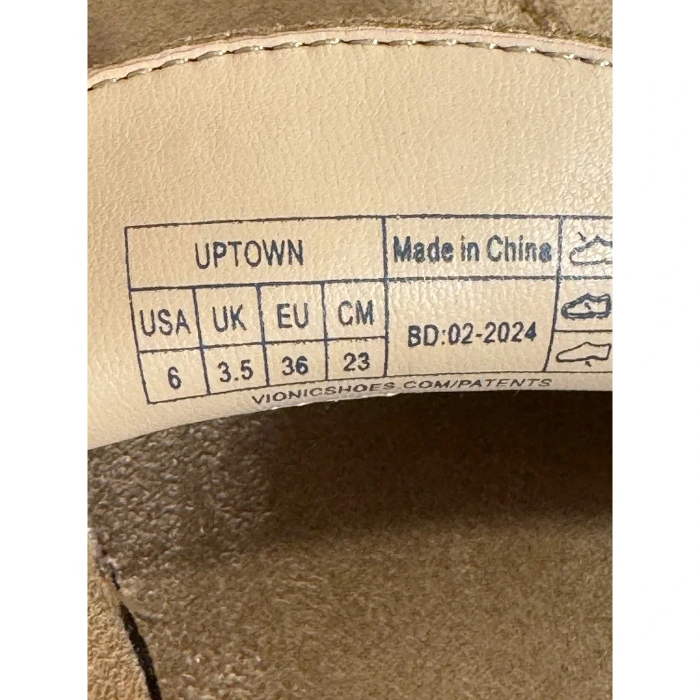 Vionic Tan Suede Loafers - Picture 9 of 12